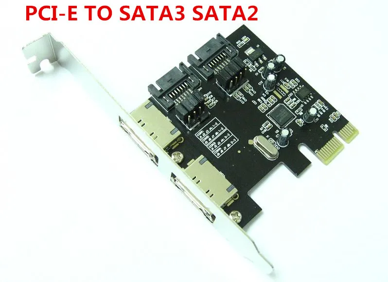 PCIE eSATA SATA III Плата расширения PCI-E к SATA3 SATA3.0 6 ГБ/сек. три поколения Экспресс-адаптер |