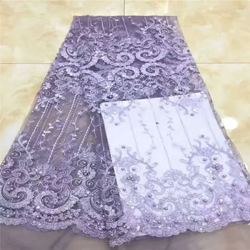 Purple African Lace Fabric 2018 High Quality Nigerian Lace Fabrics For Wedding 2018 Beaded French Tulle Lace H937-1
Purple African Lace Fabric 2018 High Quality Nigerian Lace Fabrics For Wedding 2018 Beaded French Tulle Lace H937-1