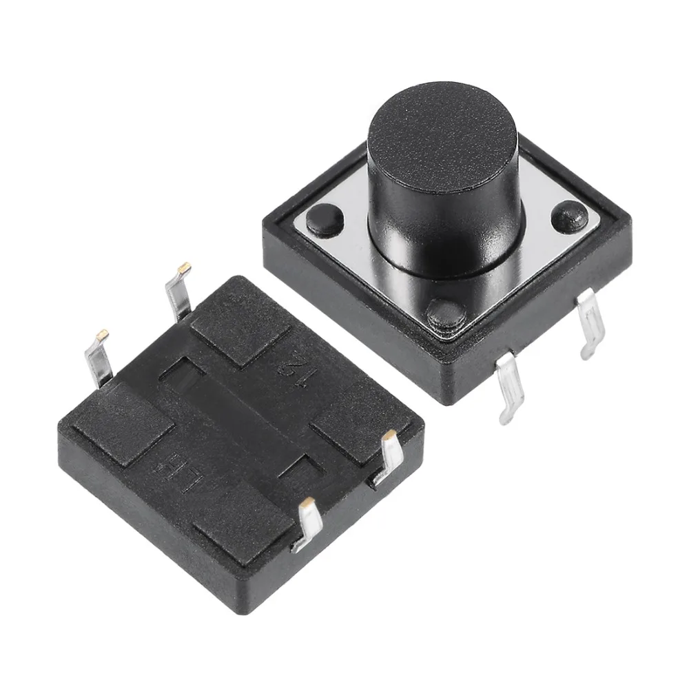 UXCELL 120PCS 12x12x9mm Switches Panel Mini/Micro/Small PCB Momentary Tactile Tact Push Button Switch DIP Switch Accessories
UXCELL 120PCS 12x12x9mm Switches Panel Mini/Micro/Small PCB Momentary Tactile Tact Push Button Switch DIP Switch Accessories