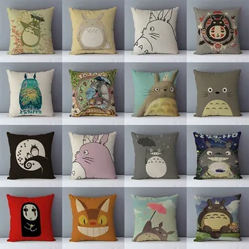 45x45cm Cartoon totoro cushion cover for sofa decorative pillows cotton linen pillowcase child living room cushions home decor
45x45cm Cartoon totoro cushion cover for sofa decorative pillows cotton linen pillowcase child living room cushions home decor
