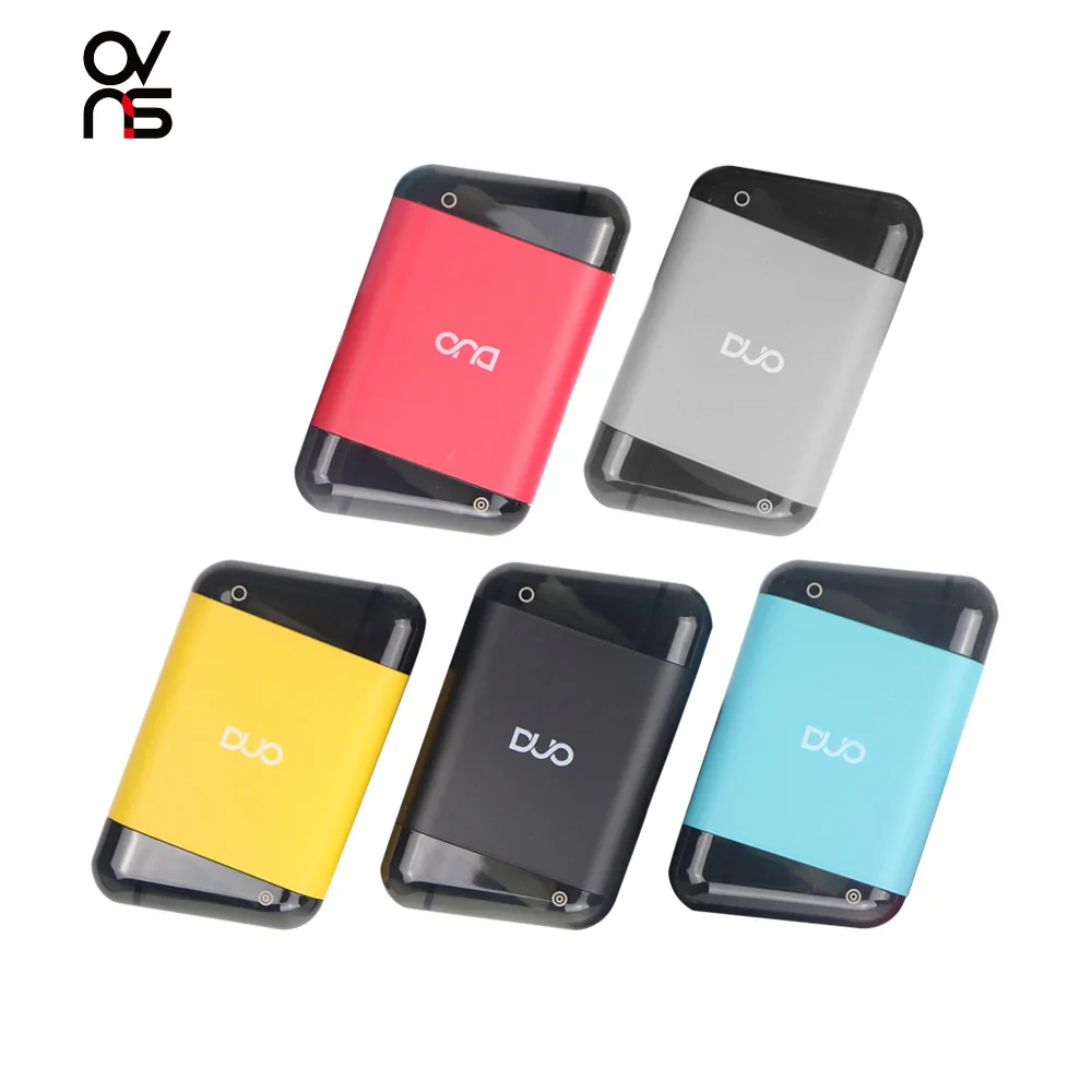 Оригинальный Ovns Duo Pod Vape с 400 мАч встроенный батарейный мод 2 мл электронная