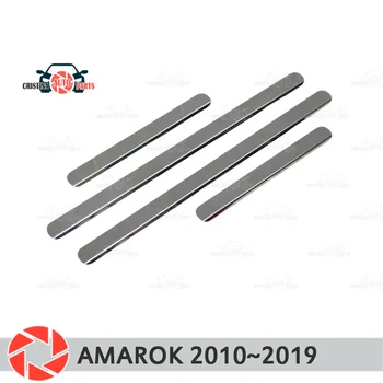Door sills for Volkswagen Amarok 2010~2019 step plate inner trim accessories protection scuff car styling decoration clear 
Door sills for Volkswagen Amarok 2010~2019 step plate inner trim accessories protection scuff car styling decoration clear