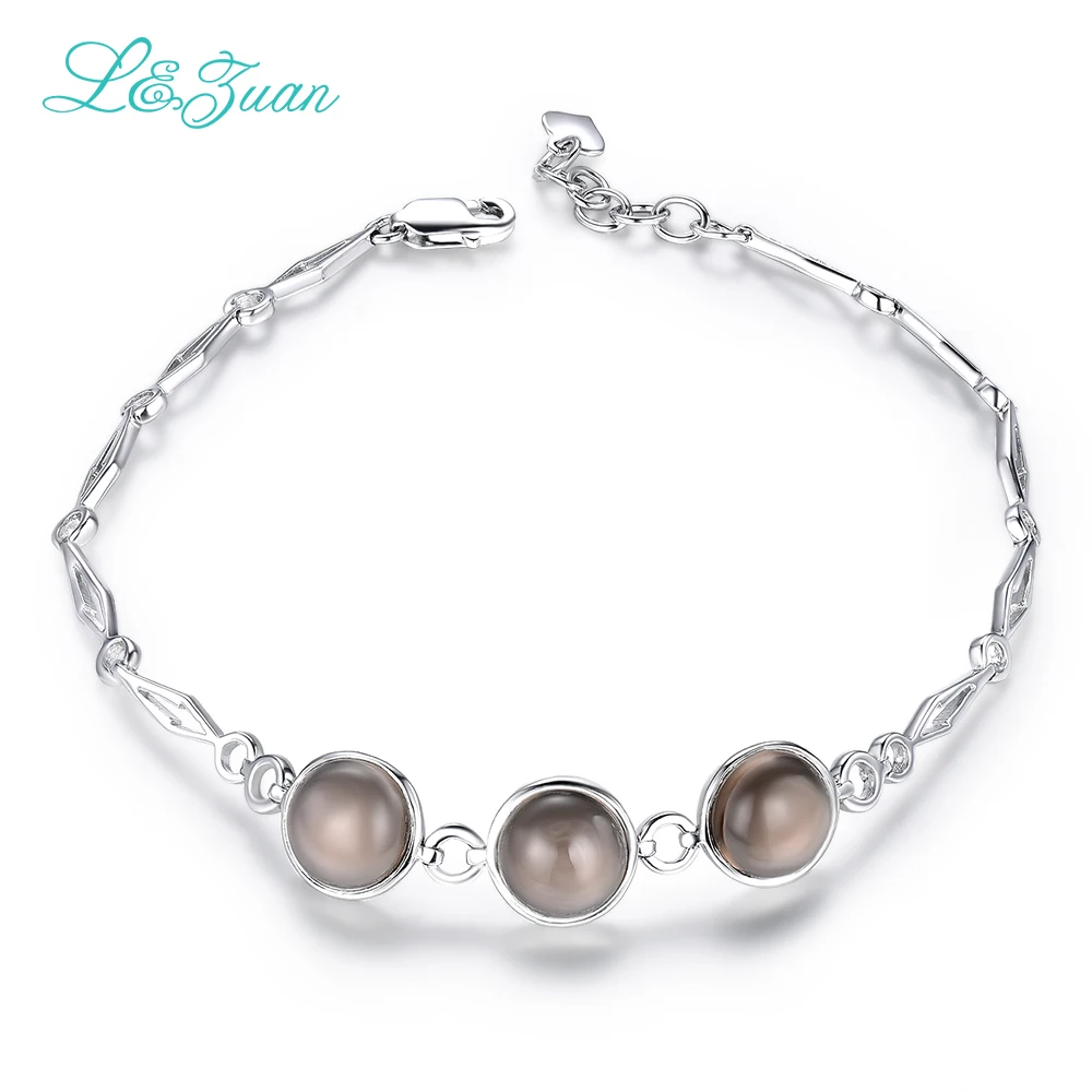 l&zuan Fashion Silver Bracelet 5.48ct Natural Smoky Crystal Brown Stone Sterling Silver Jewelry Bracelets For Women
l&zuan Fashion Silver Bracelet 5.48ct Natural Smoky Crystal Brown Stone Sterling Silver Jewelry Bracelets For Women