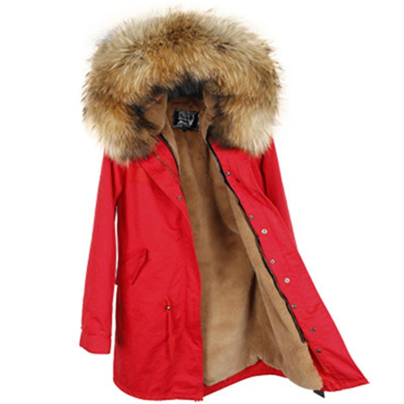 2019 NewWomen Winter Jacket Detachable Lining Army Green Color Large Real Raccoon Fur Hooded Coat Outwear Long Parka Brand Style
2019 NewWomen Winter Jacket Detachable Lining Army Green Color Large Real Raccoon Fur Hooded Coat Outwear Long Parka Brand Style