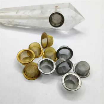 10pcs drop shipping crystal wand pipe filter accessories Gold mesh and white screens mixture tobacco metal mesh wholesale prices
10pcs drop shipping crystal wand pipe filter accessories Gold mesh and white screens mixture tobacco metal mesh wholesale prices