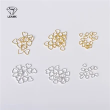 LEAMX 100psc Nails Art Decorations gold and silver heart-shaped Accessories manicure 3d Metal Nail Charms Rhinestone Studs DIY
LEAMX 100psc Nails Art Decorations gold and silver heart-shaped Accessories manicure 3d Metal Nail Charms Rhinestone Studs DIY