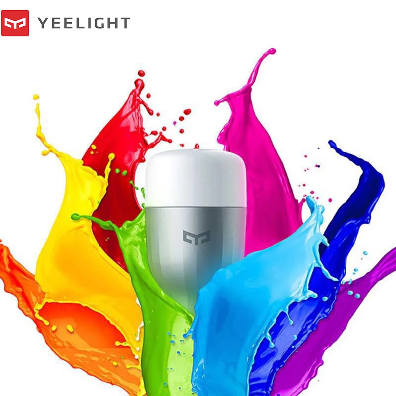 YEELIGHT Original XIAOMI E27 9W Discolourable LED Bulb 600Lumens Phone WiFi Remote Control MIJIA Lighting Bulbs For Smart home |