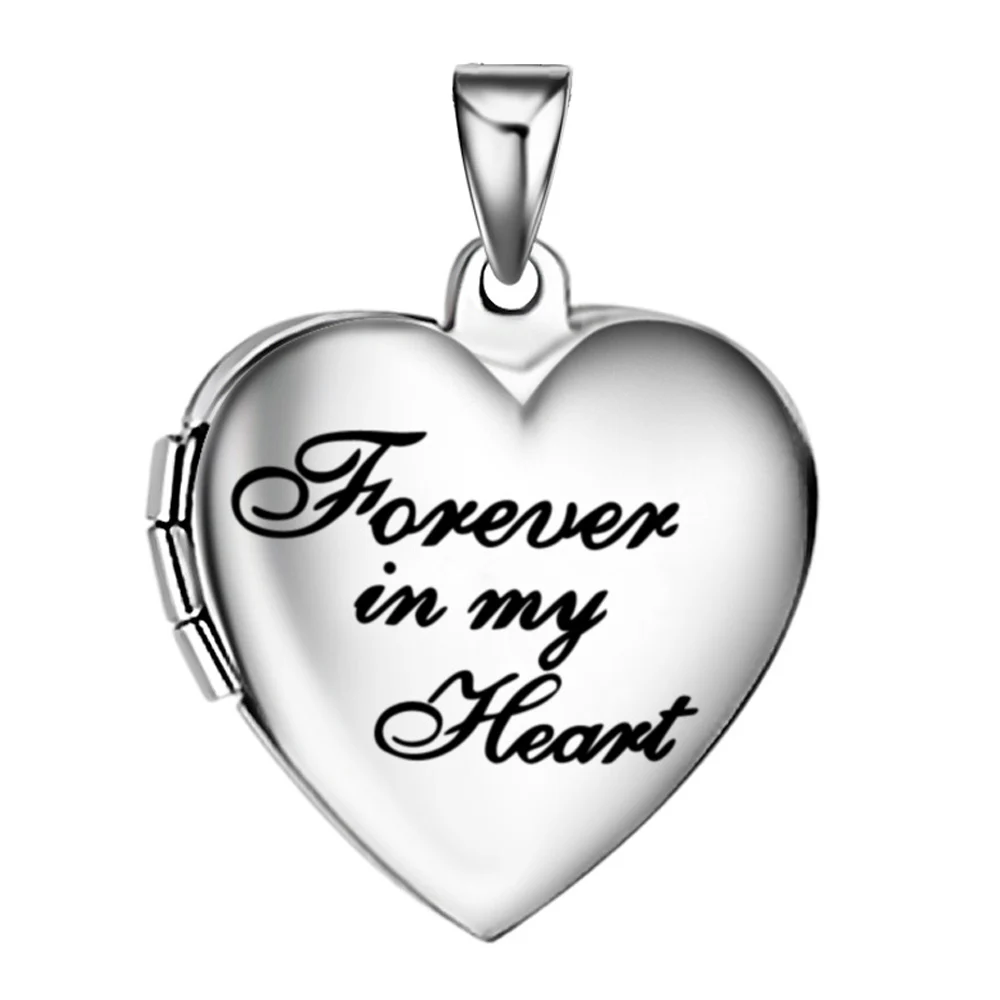 Memorial women Forever in my heart photo locket pendant stainless steel heart picture locket necklace Jewelry Includes 18 chain
Memorial women Forever in my heart photo locket pendant stainless steel heart picture locket necklace Jewelry Includes 18 chain