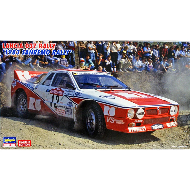 1/24 Hasegawa 20299 LANCIA 037 RALLY '1983 SANREMO RALLY' model hobby