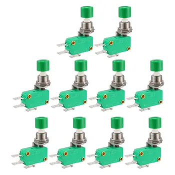 UXCELL 10pcs 16A 125/250VAC Switches SPDT NO NC 3-Terminals Push Button Type Micro Action Switch Electrical Equipment Supplies
UXCELL 10pcs 16A 125/250VAC Switches SPDT NO NC 3-Terminals Push Button Type Micro Action Switch Electrical Equipment Supplies