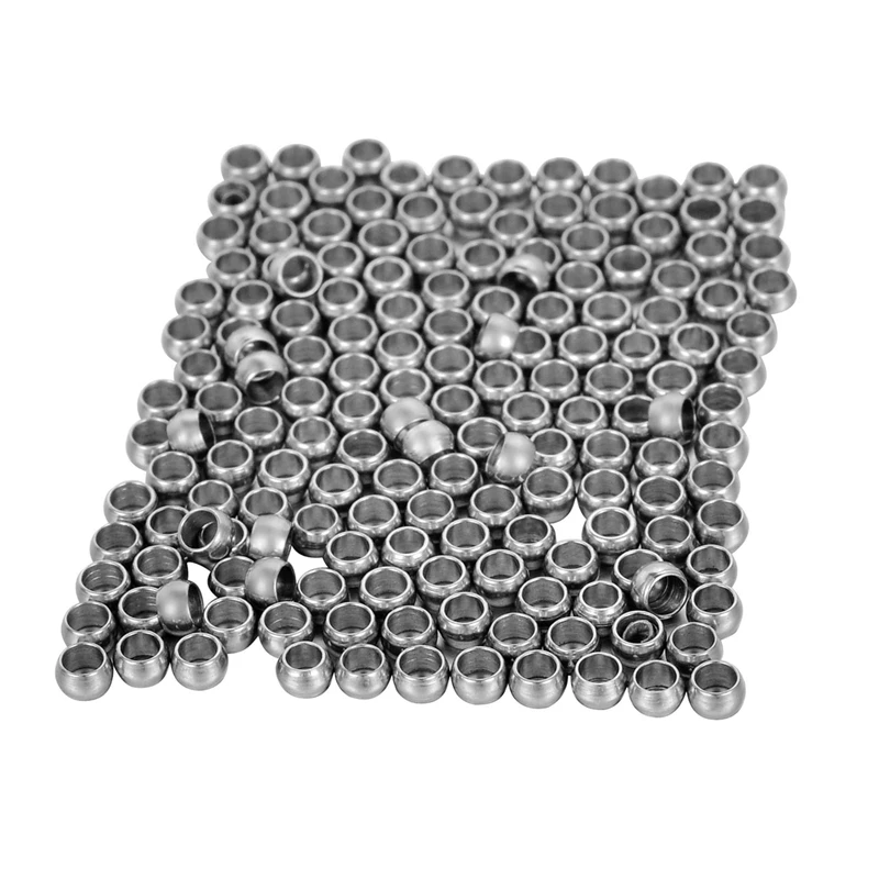 LASPERAL 100PCs Sliver Stainless Steel Round Metal Beads Spacer Beads Components For DIY Jewelry Findings 2mm
LASPERAL 100PCs Sliver Stainless Steel Round Metal Beads Spacer Beads Components For DIY Jewelry Findings 2mm