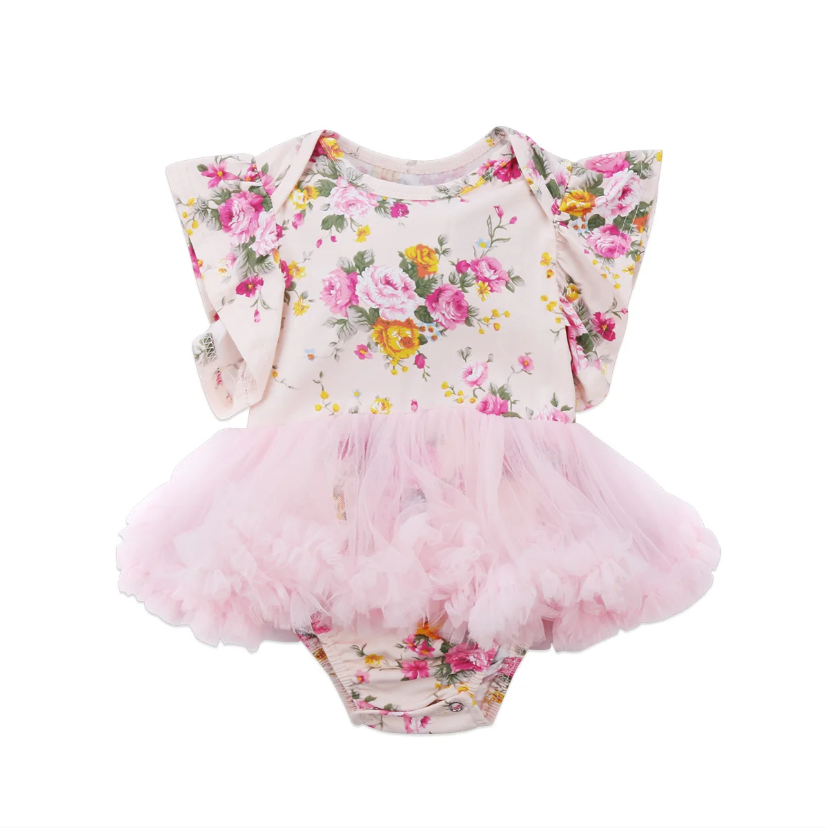 Floral Romper Jumpsuit Tulle Dresses Cute Princess Newborn Baby Girls Clothes Set
Floral Romper Jumpsuit Tulle Dresses Cute Princess Newborn Baby Girls Clothes Set