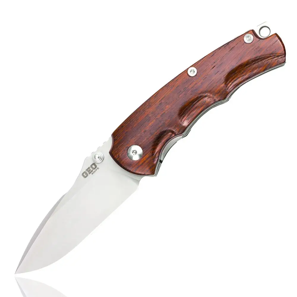 GEO903 Folding Knife Pocket Knife with Thumb Nail, G10 Handle D2 Steel Blades, EDC Camping
GEO903 Folding Knife Pocket Knife with Thumb Nail, G10 Handle D2 Steel Blades, EDC Camping