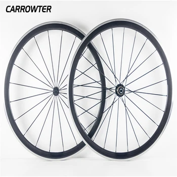 3K Glossy Clincher 700c CARROWTER 38mm carbon alloy road bike wheels Bicycle wheelset with 23mm width Powerway R13 Hubs
3K Glossy Clincher 700c CARROWTER 38mm carbon alloy road bike wheels Bicycle wheelset with 23mm width Powerway R13 Hubs