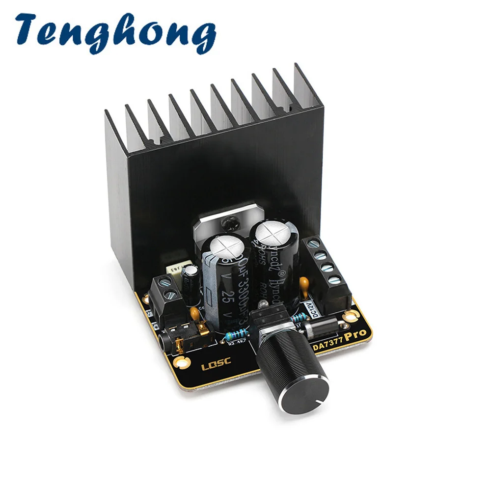 Tenghong TDA7377 Audio Stereo Car Power Amplifier Board 35W*2 Dual Channel DC9-18V DIY Speaker Amplificador Module AB Class
Tenghong TDA7377 Audio Stereo Car Power Amplifier Board 35W*2 Dual Channel DC9-18V DIY Speaker Amplificador Module AB Class