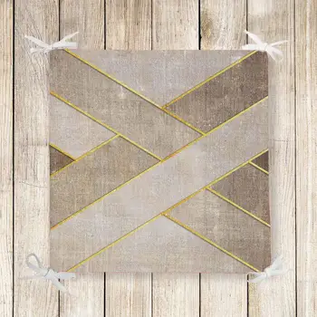 Else Brown Yellow Lines Patchwork Beige 3d Chair Pad Seat Cushion Soft Memory Foam Full Lenght Ties Non Slip Washable Zipper
Else Brown Yellow Lines Patchwork Beige 3d Chair Pad Seat Cushion Soft Memory Foam Full Lenght Ties Non Slip Washable Zipper
