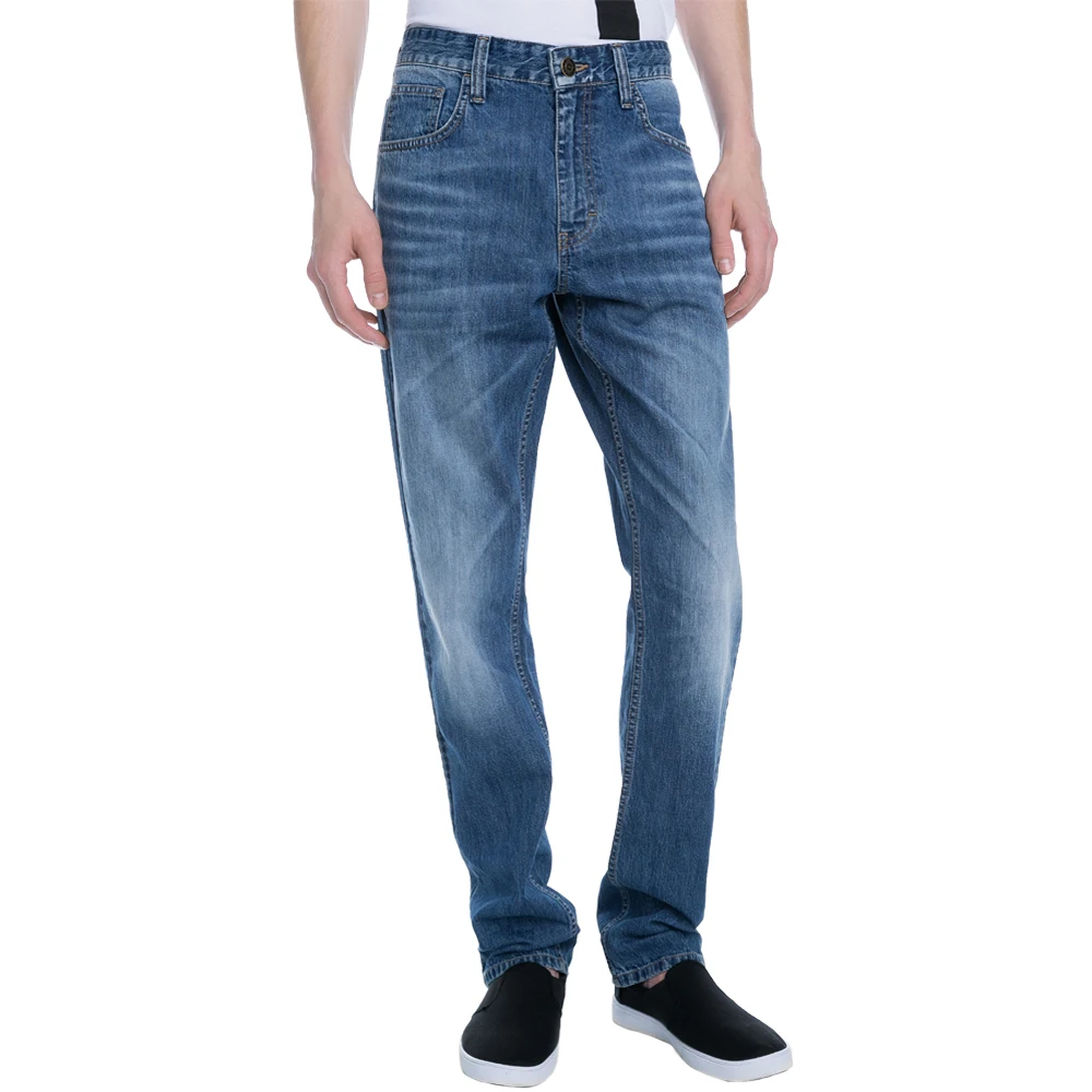 Джинсы Gloria Jeans мужские базовые medium прямого кроя BJN005432 | Мужская одежда