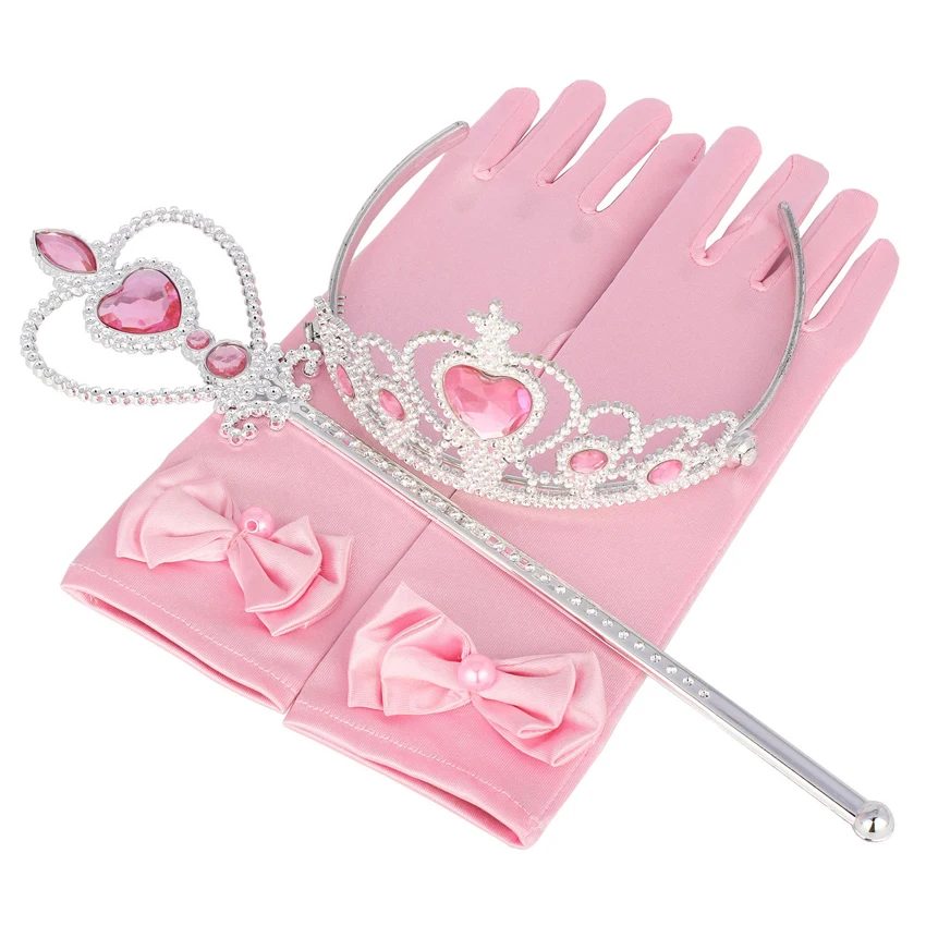 Hot Sale Elsa Anna Figure Princess Accessories Crown Bowknot Gloves Magic Wand Figure Toys Girl Play Set
Hot Sale Elsa Anna Figure Princess Accessories Crown Bowknot Gloves Magic Wand Figure Toys Girl Play Set