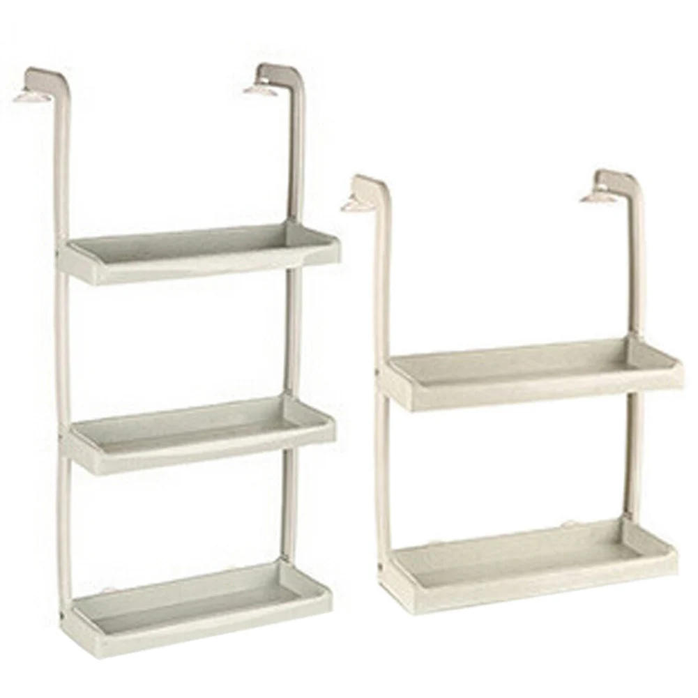 Image New PP refrigerators side   hanging racks kitchen shelves hanging wall hangers racks spices racks 2 Sizes Gift