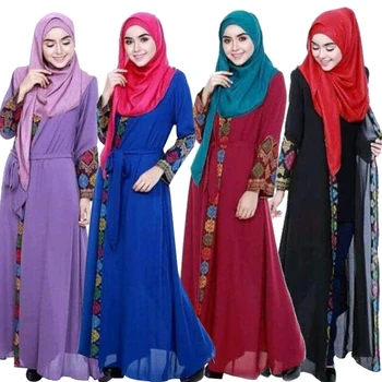 Vintage Women Plus Size Dress Muslim Cardigan Stitching Print Long Gown Islamic Abaya Maxi Robe Lady Outwear Turkey Clothing New
Vintage Women Plus Size Dress Muslim Cardigan Stitching Print Long Gown Islamic Abaya Maxi Robe Lady Outwear Turkey Clothing New