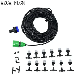 1 Sets Fog Nozzles irrigation system Portable Misting Automatic Watering 10m Garden hose Spray head with 4/7mm tee and connector
1 Sets Fog Nozzles irrigation system Portable Misting Automatic Watering 10m Garden hose Spray head with 4/7mm tee and connector