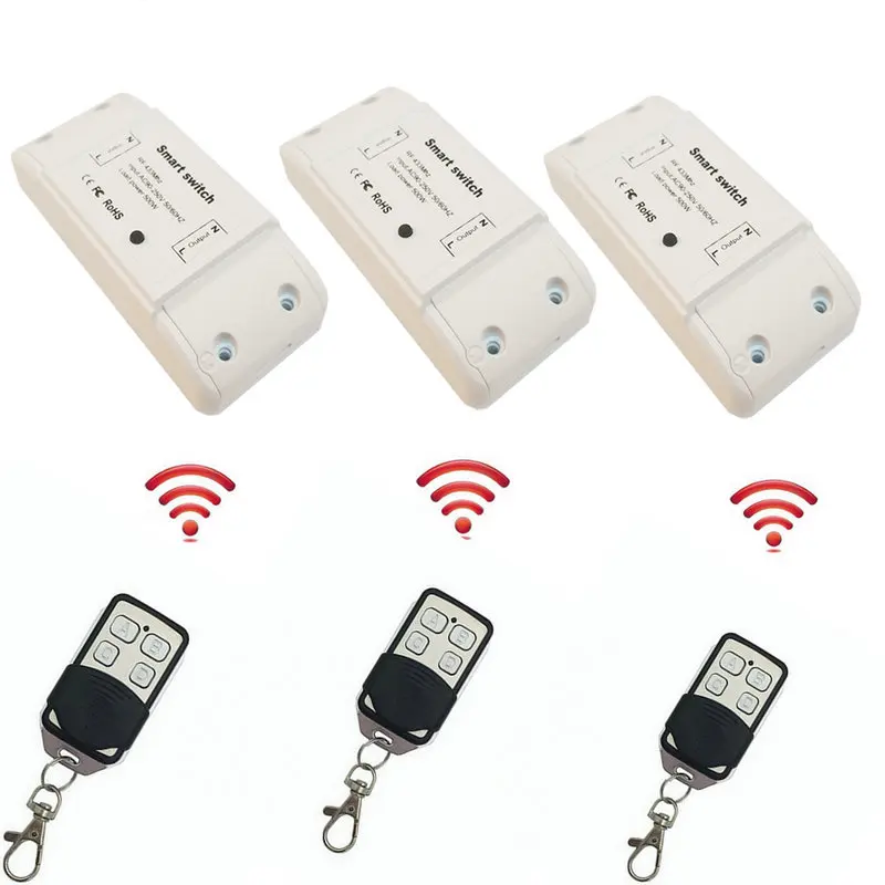 Remote control Switch Receiver Transmitter rf 433mhz module wireless DIY smart switch
Remote control Switch Receiver Transmitter rf 433mhz module wireless DIY smart switch