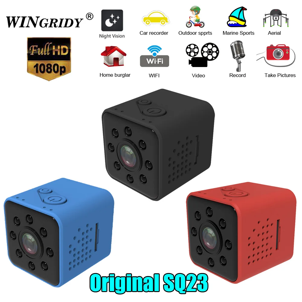 SQ23 WiFi Cam Original Mini Camera Camcorder Full HD 1080P Sport DV Recorder 155 Night Vision Small Action Camera DVR pk sq13
SQ23 WiFi Cam Original Mini Camera Camcorder Full HD 1080P Sport DV Recorder 155 Night Vision Small Action Camera DVR pk sq13