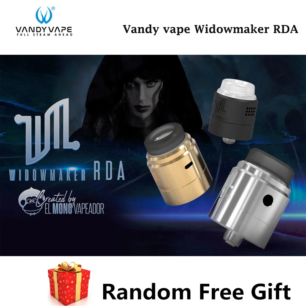 Original Vandy vape Widowmaker RDA Tank 1ml Capacity fit Most Vaper Mod For Electronic Cigarette 6 mode usage
Original Vandy vape Widowmaker RDA Tank 1ml Capacity fit Most Vaper Mod For Electronic Cigarette 6 mode usage