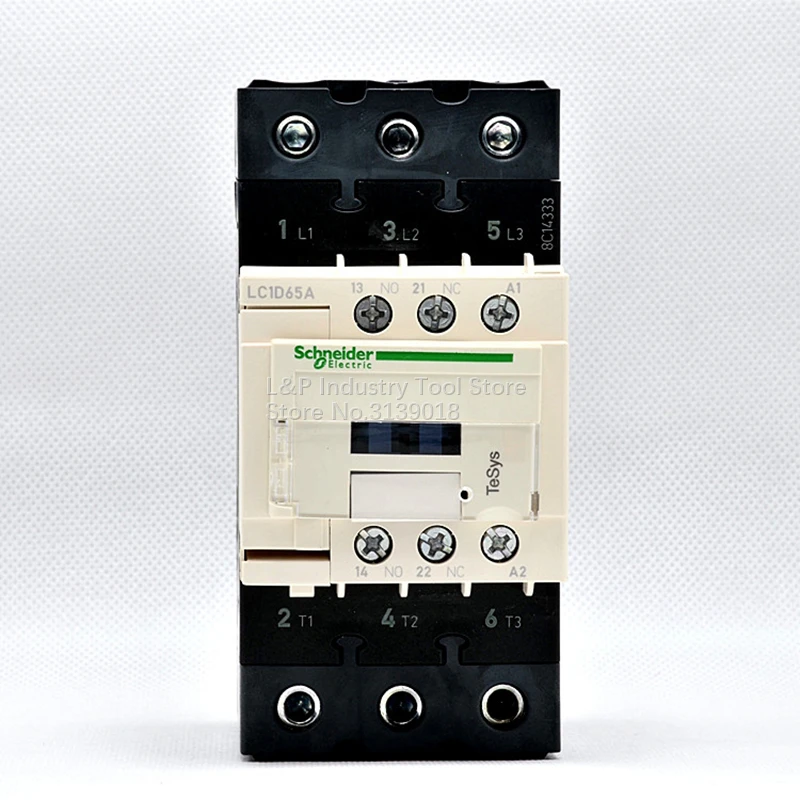 (New Version) New Original Schneider Electric LC1D65AM7C AC Contactor LC1-D65AM7C 65A 220V Load 30KW-380V
(New Version) New Original Schneider Electric LC1D65AM7C AC Contactor LC1-D65AM7C 65A 220V Load 30KW-380V
