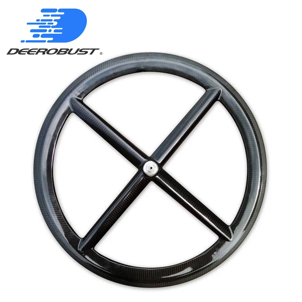 REAR Carbon Wheel CLINCHER/TUBULAR Twill 700C 50mm x 21mm Four Spokes 4 Spoke Road/Track/Fixed Gear/Triathlon/TT Bike Wheels
REAR Carbon Wheel CLINCHER/TUBULAR Twill 700C 50mm x 21mm Four Spokes 4 Spoke Road/Track/Fixed Gear/Triathlon/TT Bike Wheels