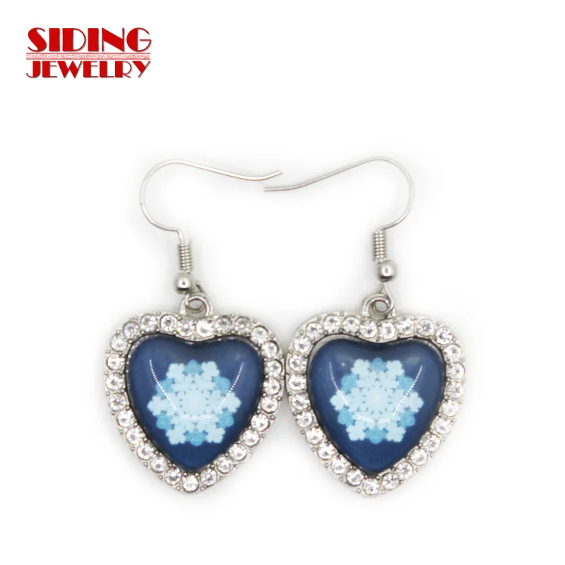 2018 New Arrival 5pair/lot Snowflakes Style 3 Crystal Heart Earring Earrings Charms Fashion Pendientes DIY Jewelry Charms
2018 New Arrival 5pair/lot Snowflakes Style 3 Crystal Heart Earring Earrings Charms Fashion Pendientes DIY Jewelry Charms
