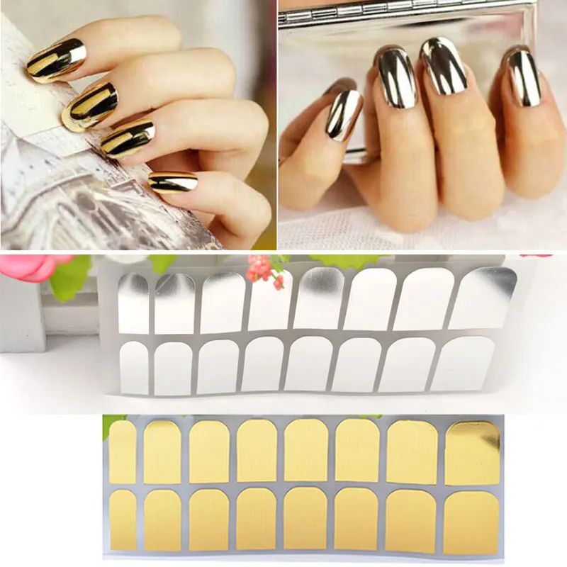 New 1sheet Gold Silver Black Smooth Nail Art Beauty Sticker Patch Foils Armour Adhesive Full Wraps DIY Manicure Nail Decorations
New 1sheet Gold Silver Black Smooth Nail Art Beauty Sticker Patch Foils Armour Adhesive Full Wraps DIY Manicure Nail Decorations