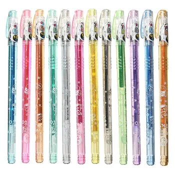 Kicute 12pcs 12 Different Colors 1.0mm Shinny Glitter Gel Pen Set Scrapbooking DIY Sketching Paiting Paper Coloring Supplies
Kicute 12pcs 12 Different Colors 1.0mm Shinny Glitter Gel Pen Set Scrapbooking DIY Sketching Paiting Paper Coloring Supplies