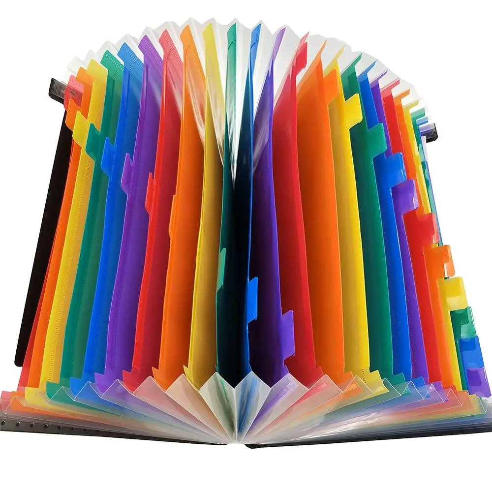 12 / 24 Layer Big Document Bag Rainbow Accordion A4 Classification Test Papers Tool Business Expanding File Folders Products
12 / 24 Layer Big Document Bag Rainbow Accordion A4 Classification Test Papers Tool Business Expanding File Folders Products