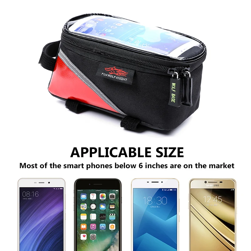 Bicycle Bag Cycling Bike Frame Front Tube Bag Waterproof Bike Bags For 5.5 inch Touch Mobile Phone Bicycle Accessories
Bicycle Bag Cycling Bike Frame Front Tube Bag Waterproof Bike Bags For 5.5 inch Touch Mobile Phone Bicycle Accessories