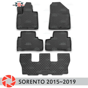 Floor mats for Kia Sorento 2015~2019 rugs non slip polyurethane dirt protection interior car styling accessories
Floor mats for Kia Sorento 2015~2019 rugs non slip polyurethane dirt protection interior car styling accessories