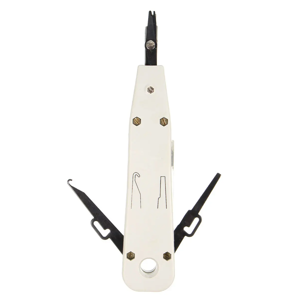 Professional Impact Punchdown Telecom Tool with Sensor Ethernet Network W Patch Panel Faceplate Wire Punch Down RJ11 RJ45 Cat5
Professional Impact Punchdown Telecom Tool with Sensor Ethernet Network W Patch Panel Faceplate Wire Punch Down RJ11 RJ45 Cat5