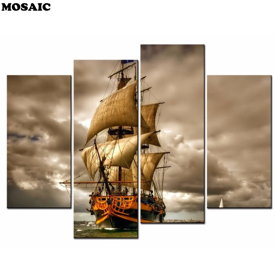 Mosaic DIY Diamond Painting Cross Stitch Kits Full Diamond Embroidery 5D Diamond Mosaic Home Decor,sailboat 4pcs
Mosaic DIY Diamond Painting Cross Stitch Kits Full Diamond Embroidery 5D Diamond Mosaic Home Decor,sailboat 4pcs