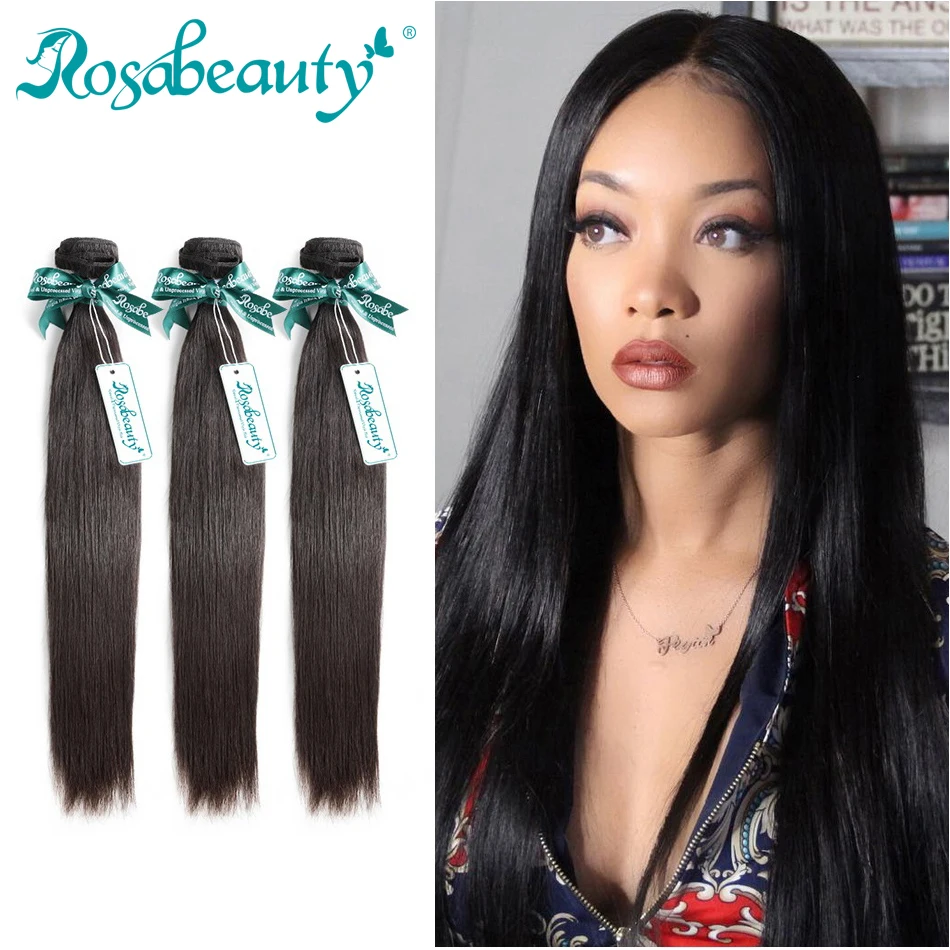 Rosa Beauty Brazilian Virgin Hair Bundles Straight Human Hair Bundles 3 Pcs/lots 8-28inch Natrual Color Free Shipping
Rosa Beauty Brazilian Virgin Hair Bundles Straight Human Hair Bundles 3 Pcs/lots 8-28inch Natrual Color Free Shipping