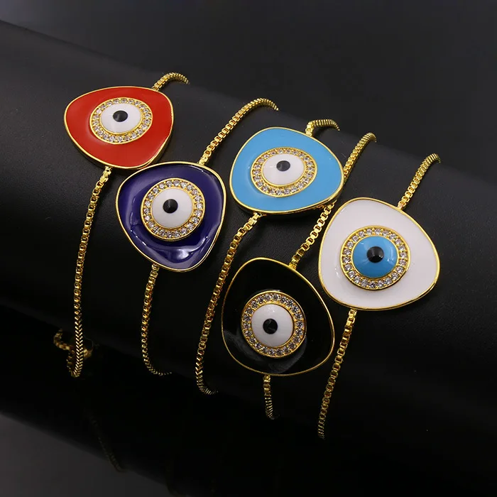 fashion jewelry copper mosaic stone box chain can adjust size gold color irregular shape Oil drop Technology colorful bracelet
fashion jewelry copper mosaic stone box chain can adjust size gold color irregular shape Oil drop Technology colorful bracelet