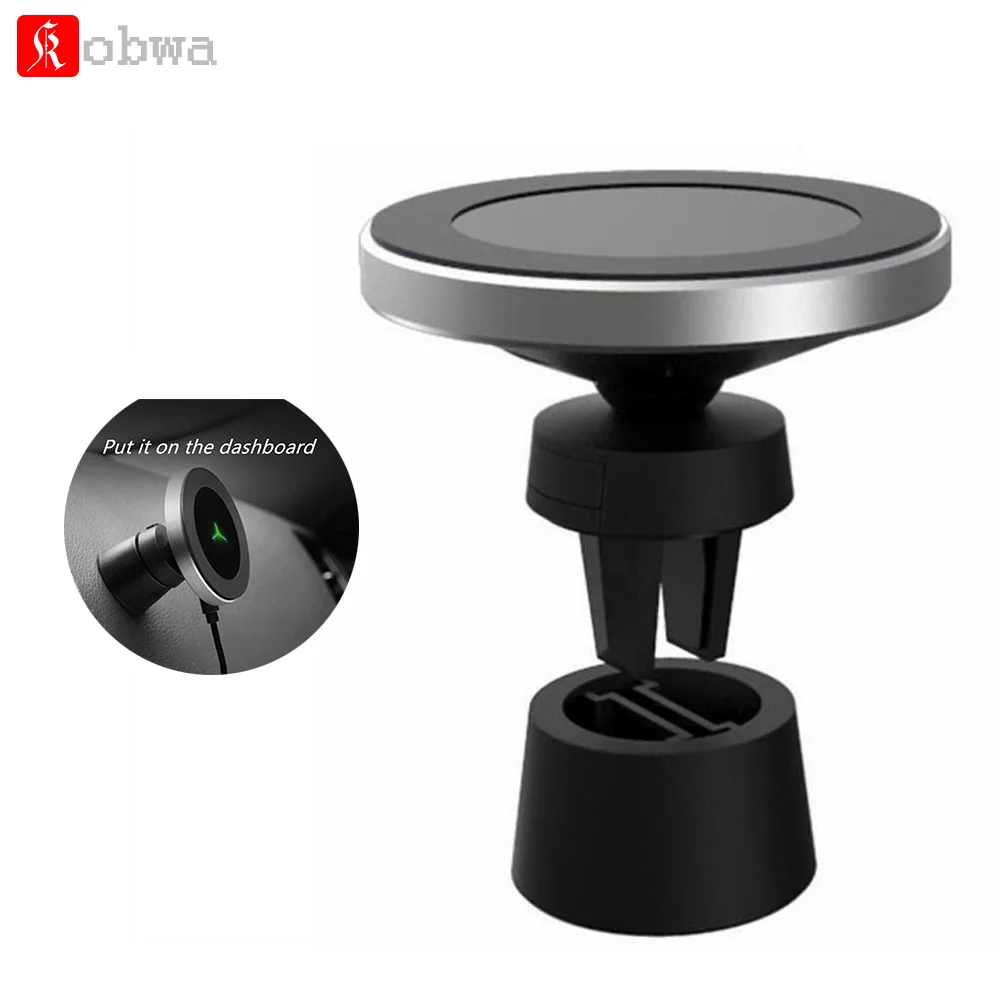 KOBWA Universal Car Phone Holder Wireless Charger Install in Car Air Vent Mount Stand Magnetic Mount For Smartphone
KOBWA Universal Car Phone Holder Wireless Charger Install in Car Air Vent Mount Stand Magnetic Mount For Smartphone