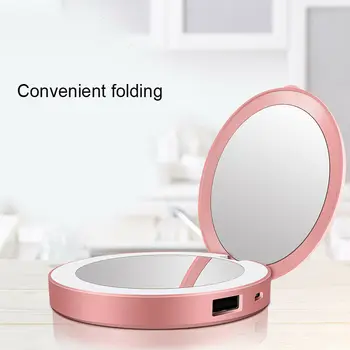 High-end Mini Portable Round HD Makeup Cosmetic Mirror with LED Light Bump Beauty Tool /USB Folding Travel Mobile Power Bank
High-end Mini Portable Round HD Makeup Cosmetic Mirror with LED Light Bump Beauty Tool /USB Folding Travel Mobile Power Bank