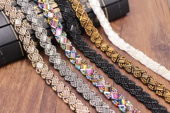 10yards/lot handmade bridal rhinestone wedding crystal sash belt trimming sequin pearl applique embroidery accessories 1024-7
10yards/lot handmade bridal rhinestone wedding crystal sash belt trimming sequin pearl applique embroidery accessories 1024-7