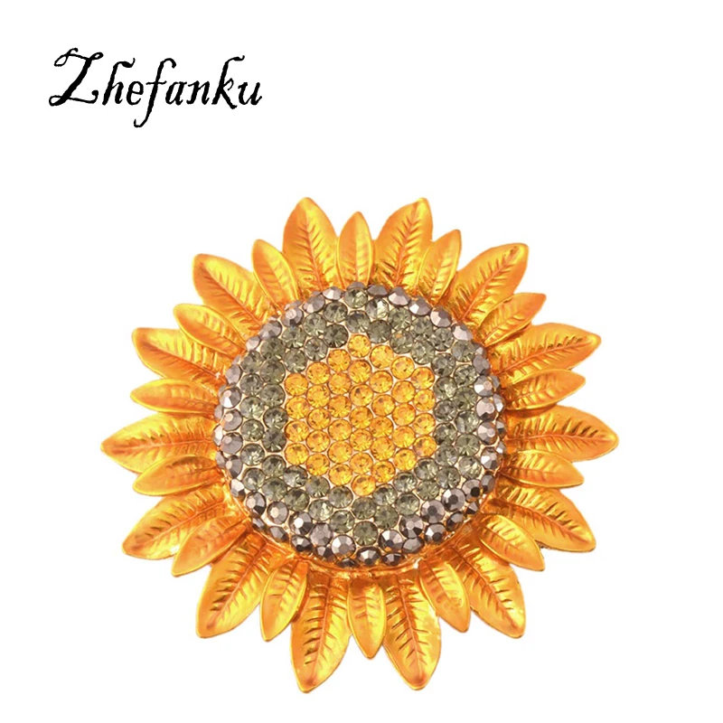 New Design Crystal Rhinestone Sunflower Brooch Pin Women Garment Accessory Fashion Jewelry Gift
New Design Crystal Rhinestone Sunflower Brooch Pin Women Garment Accessory Fashion Jewelry Gift