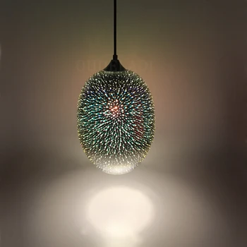 3D stained glass Pendant Lights creative personality coffee restaurant bar art deco exhibition hall fireworks illumination 
3D stained glass Pendant Lights creative personality coffee restaurant bar art deco exhibition hall fireworks illumination