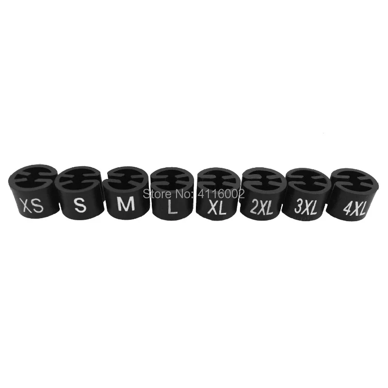 8pcs/set (XS S M...4XL)H:9.8MM Diameter:12mm Sizes Mark Printed For Clothes Hanger Garment Marking Ring Plastic Tag Cube
8pcs/set (XS S M...4XL)H:9.8MM Diameter:12mm Sizes Mark Printed For Clothes Hanger Garment Marking Ring Plastic Tag Cube