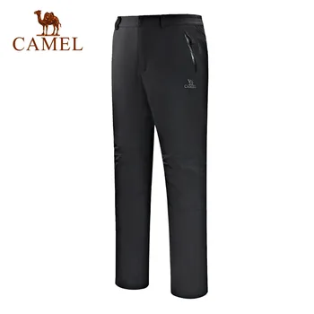 

CAMEL Men Outdoor Hiking Pants Softshell Trousers Windproof Waterproof Thermal Sport Mountain Climbing Tactical Trekking Pants
