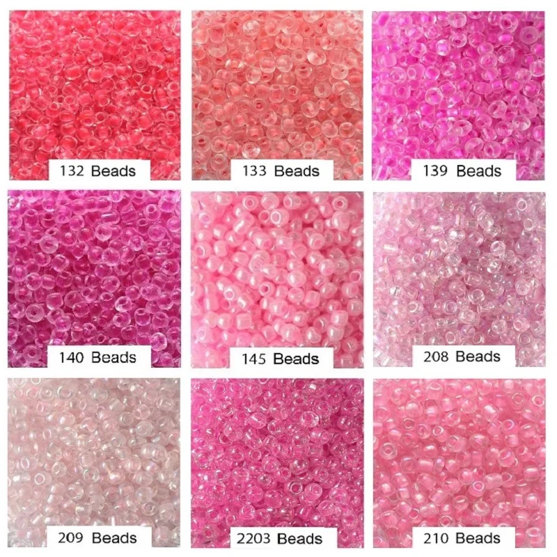 12/0 Glass Small Little Seed Beads Loose Spacer Beads for Jewelry DIY Design ,pink and purple colors 500 grams per pack
12/0 Glass Small Little Seed Beads Loose Spacer Beads for Jewelry DIY Design ,pink and purple colors 500 grams per pack