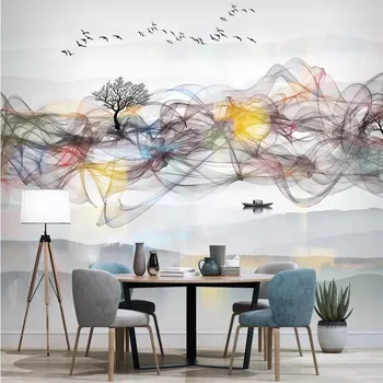 New Chinese abstract ink smoke TV background wall decoration painting factory wholesale wallpaper mural custom photo wall
New Chinese abstract ink smoke TV background wall decoration painting factory wholesale wallpaper mural custom photo wall