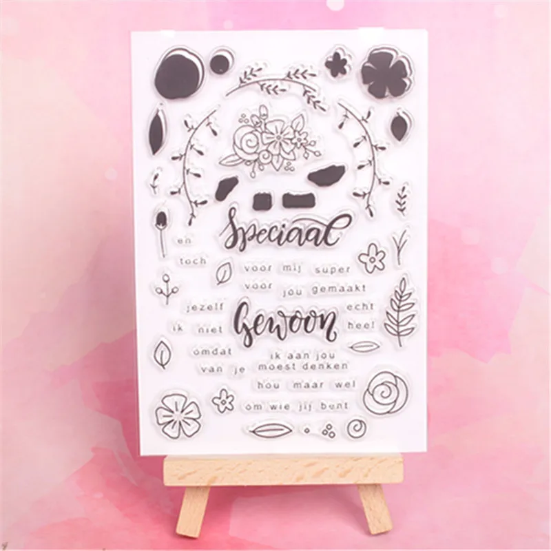 Dutch word Transparent Clear Silicone Stamp/Seal for DIY scrapbooking/photo album Decorative clear stamp
Dutch word Transparent Clear Silicone Stamp/Seal for DIY scrapbooking/photo album Decorative clear stamp
